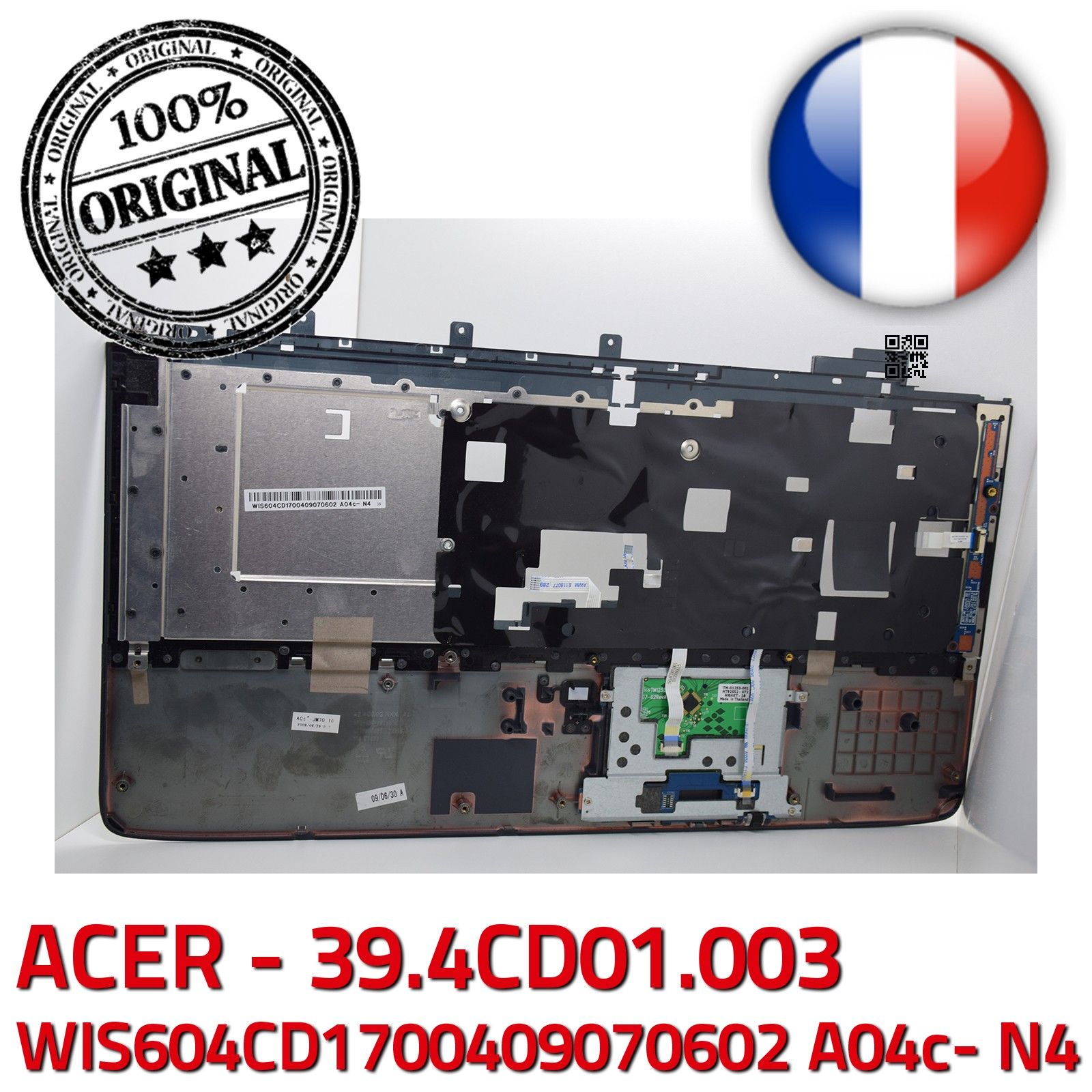 ACER Touchpad Case Acer ASPIRE TOUCHPAD Boutons Mouse Cover KeyBoard Frame PC Portable WIS604CD1700409070602 Réparation Remplacement 50.4CD05.01 A04c- N4 39.4CD01.003 JM70 7235 7535 7535G 7738G MS2262 734G50M