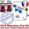 PACK AIR A1474 A1475 A1476 B Bouton PREMIUM Vitre HOME Precollé Outil iPad Qualité Réparation Tablette Tactile KIT Blanche Verre Démontage Adhésif Nappe