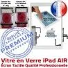 iPad AIR iPad5 Blanc Vitre Oléophobe Verre Monté HOME Tactile Ecran Tablette Réparation Qualité Bouton 5 Nappe Adhésif Caméra Fixation