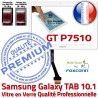 Samsung Galaxy TAB GT-P7510 10 B PREMIUM Qualité Assemblée 10.1 Verre Tactile Blanche Ecran Prémonté Vitre GT LCD P7510 Adhésif en Supérieure