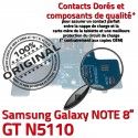 Samsung Galaxy NOTE GT-N5110 C Micro Charge OFFICIELLE Doré USB GT Nappe de N5110 Contacts Chargeur Réparation ORIGINAL Connecteur Qualité