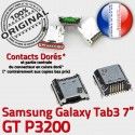 Samsung Galaxy Tab 3 P3200 USB ORIGINAL à 7 Dorés Prise de Connecteur charge Chargeur inch TAB Connector Micro GT souder Pins Dock
