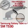 Samsung Galaxy SM-T530 TAB4 Ch MicroUSB Nappe Dorés de Chargeur Charge OFFICIELLE Réparation Contacts Connecteur ORIGINAL 4 TAB SM Qualité T530