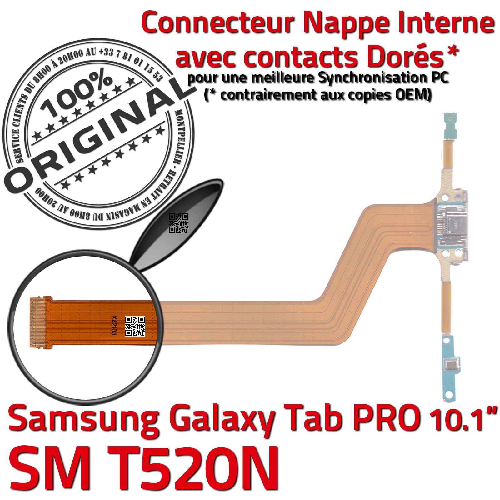 Kit Chargeur pour Samsung Galaxy Tab Pro 10.1 T520 Galaxy Tab 3