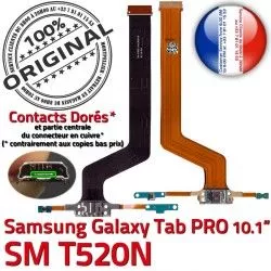 OFFICIELLE PRO Galaxy T520N Réparation MicroUSB Charge C Contact SM de Samsung USB Nappe TAB Connecteur Doré ORIGINAL Chargeur Micro Qualité SM-T520N