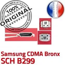 Samsung Dorés Prise Portable de B299 Connector SCH Bronx Chargeur CDMA ORIGINAL Connecteur à Pins Dock charge C Micro USB Flex souder