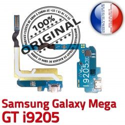 ORIGINAL Charge Antenne Microphone i9205 MicroUSB RESEAU MEGA GT Galaxy OFFICIELLE Chargeur Nappe Samsung Prise Qualité C Connecteur