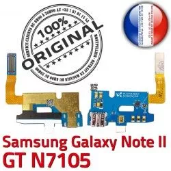 Charge N7105 Qualité Chargeur OFFICIELLE GT Antenne RESEAU Connecteur NOTE2 Samsung C Galaxy ORIGINAL Microphone Nappe Prise MicroUSB