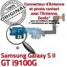 Samsung Galaxy S2 GT i9100G C OFFICIELLE Nappe Qualité Antenne Connecteur RESEAU ORIGINAL Chargeur Charge Prise Microphone MicroUSB