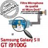 Samsung Galaxy S2 GT i9100G C Qualité Nappe OFFICIELLE Connecteur ORIGINAL RESEAU Charge Prise Antenne MicroUSB Chargeur Microphone