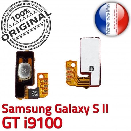 Samsung Galaxy S2 GT i9100 P S Nappe ORIGINAL SLOT OR Dorés Arrêt Pins Switch 2 à Bouton souder Contacts Connecteur Circuit Connector Marche