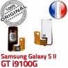 Samsung Galaxy S2 GT i9100G P S à Connector Circuit Dorés Nappe souder Pin OR Arrêt Bouton Marche 2 Contacts Switch Connecteur SLOT ORIGINAL