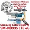 Samsung Galaxy NOTE3 SM N9005 C Qualité Antenne Nappe LTE MicroUSB Connecteur Charge Chargeur Microphone RESEAU ORIGINAL OFFICIELLE