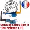 Samsung Galaxy NOTE3 SM N9002 C OFFICIELLE MicroUSB Chargeur Antenne Microphone Connecteur Charge LTE ORIGINAL Nappe RESEAU Qualité