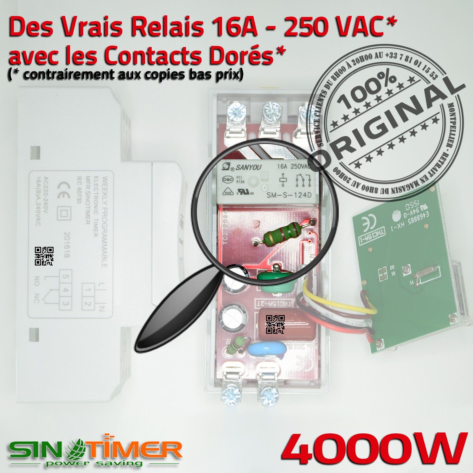 Ballon Eau Chaude Programmation Semaine Chauffage Arrosage Prise VMC Horloge Digitale Programmateur Electronique Hebdomadaire 16A Contacteur Jour-Nuit Heures Creuses Tableau électrique Rail DIN Commutateur Chauffe-eau Minuterie Journalières 16 Programmes
