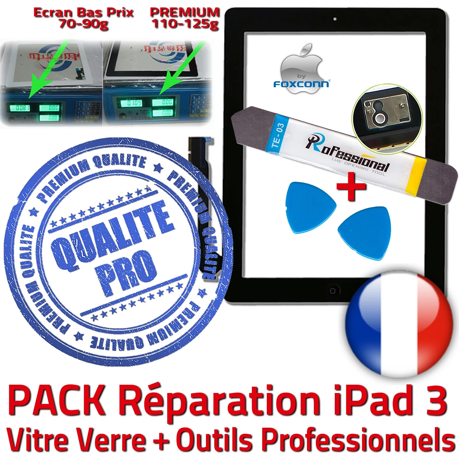 PACK de réparation Apple iPad 3 Troisième Génération